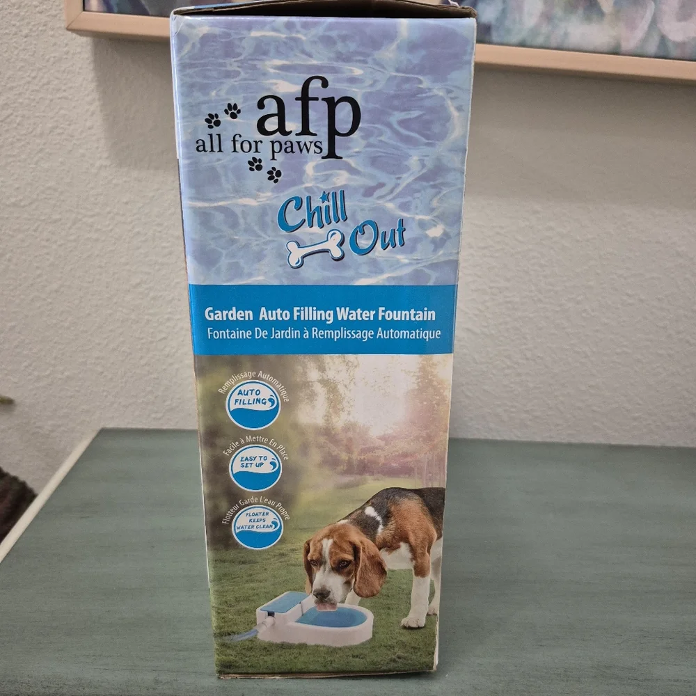 All For Paws Chill Out Dog & Cat Outdoor Auto Filling Water Fountain